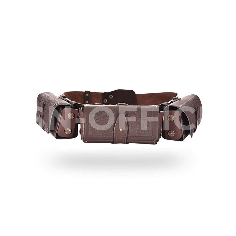 Патронташ (секции) К-16/12 3 секции по 12 патронов, кожа, коричневый 203-4