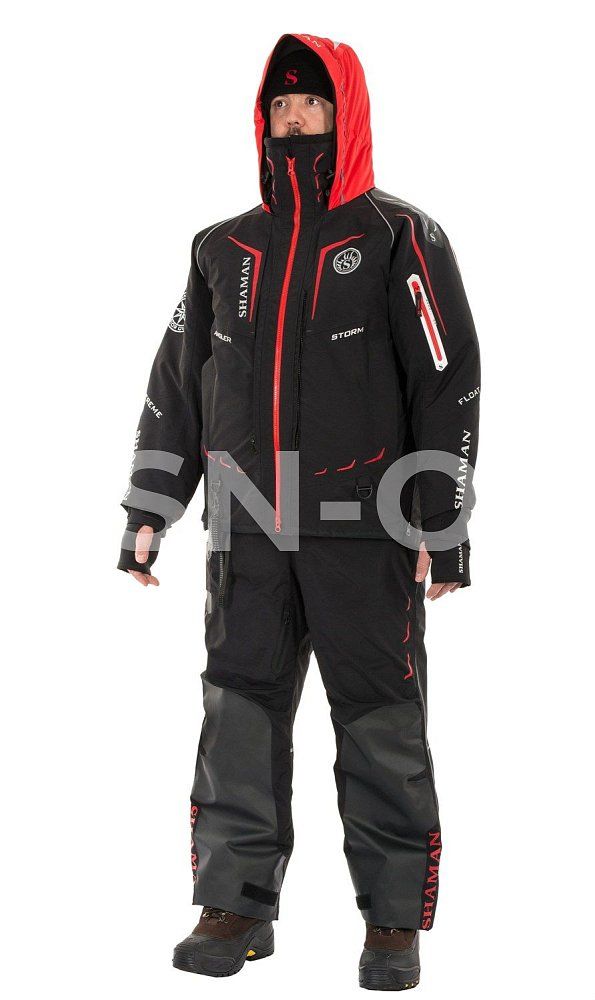 Костюм-поплавок мужской "ANGLER" (-20) красный S-311