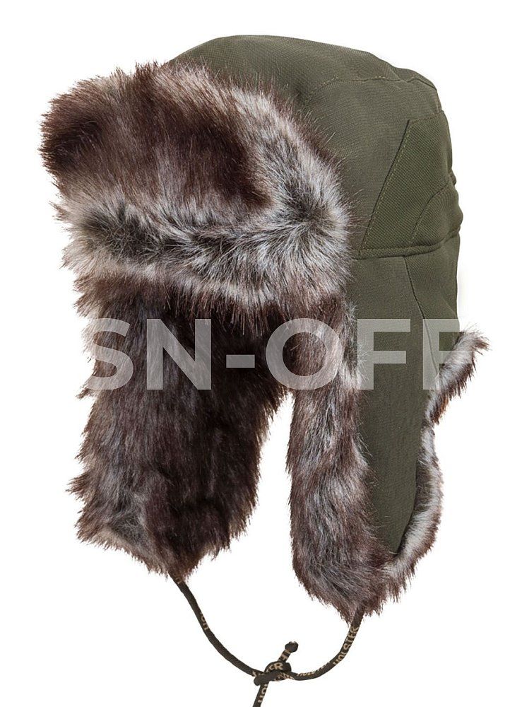 Шапка ушанка Скандинавия, мембрана, 10 т. олива 361395031