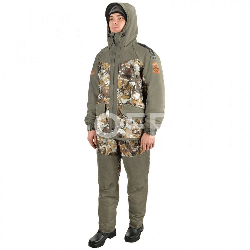 Костюм мужской демисезонный «Stalker I (-15)» (Alova), соты светло-серые 98129-4